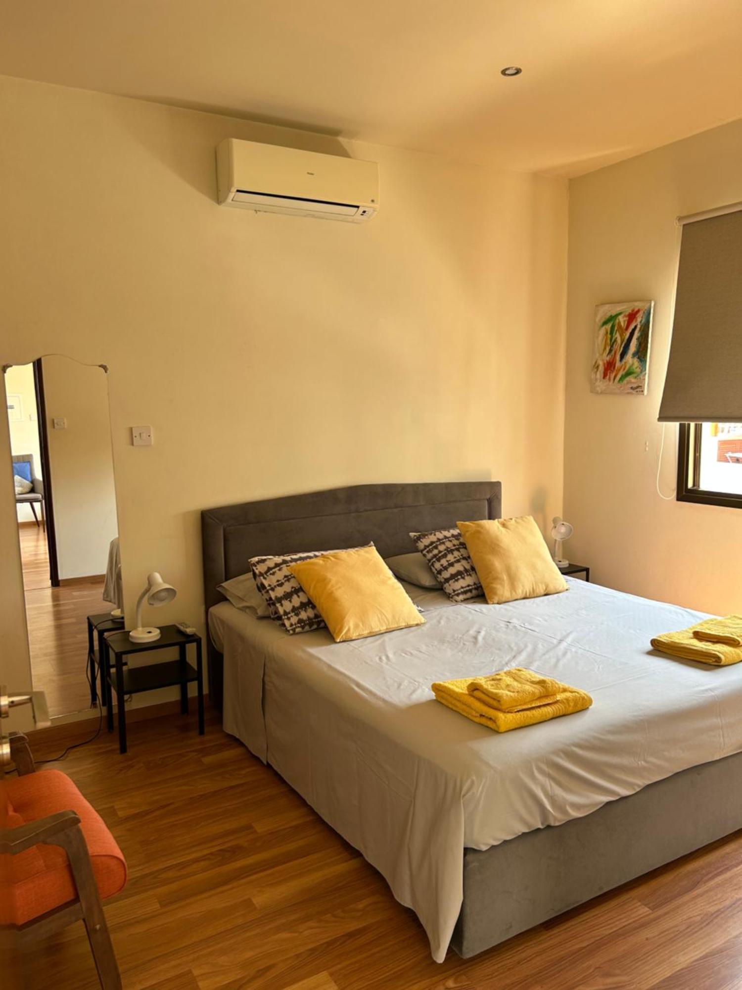 Extremely Comfy Apt With Spacious Private Terrace 10Min Walk To The Beach & In Town Larnaca Extérieur photo
